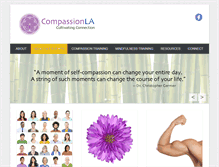 Tablet Screenshot of compassionla.org